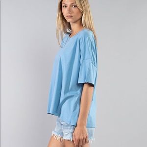 XIRENA oversize tee M blue